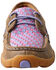 Twisted X Women's Woven Purple Boat Shoes - Moc Toe, Multi, hi-res