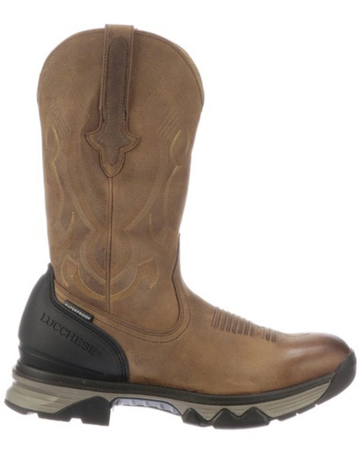 Image #2 - Lucchese Men's Performance Molded Western Work Boots - Soft Toe, , hi-res