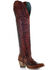 Image #1 - Corral Women's Leather Tall Western Boots - Pointed Toe, Cognac, hi-res
