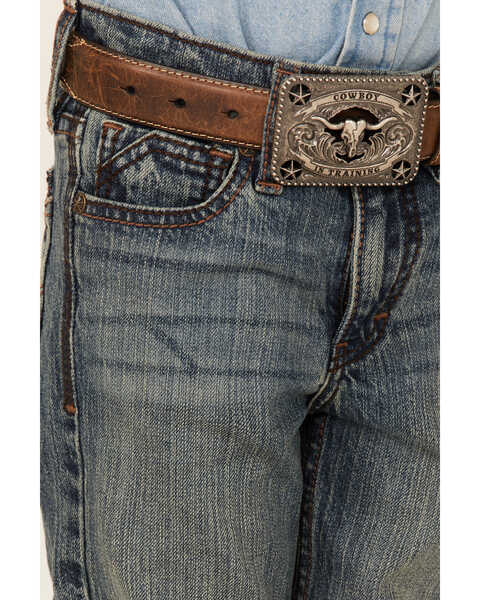 Image #2 - Cody James Boys' Steel Dust Medium Wash Mid Rise Stretch Slim Straight Jeans, , hi-res