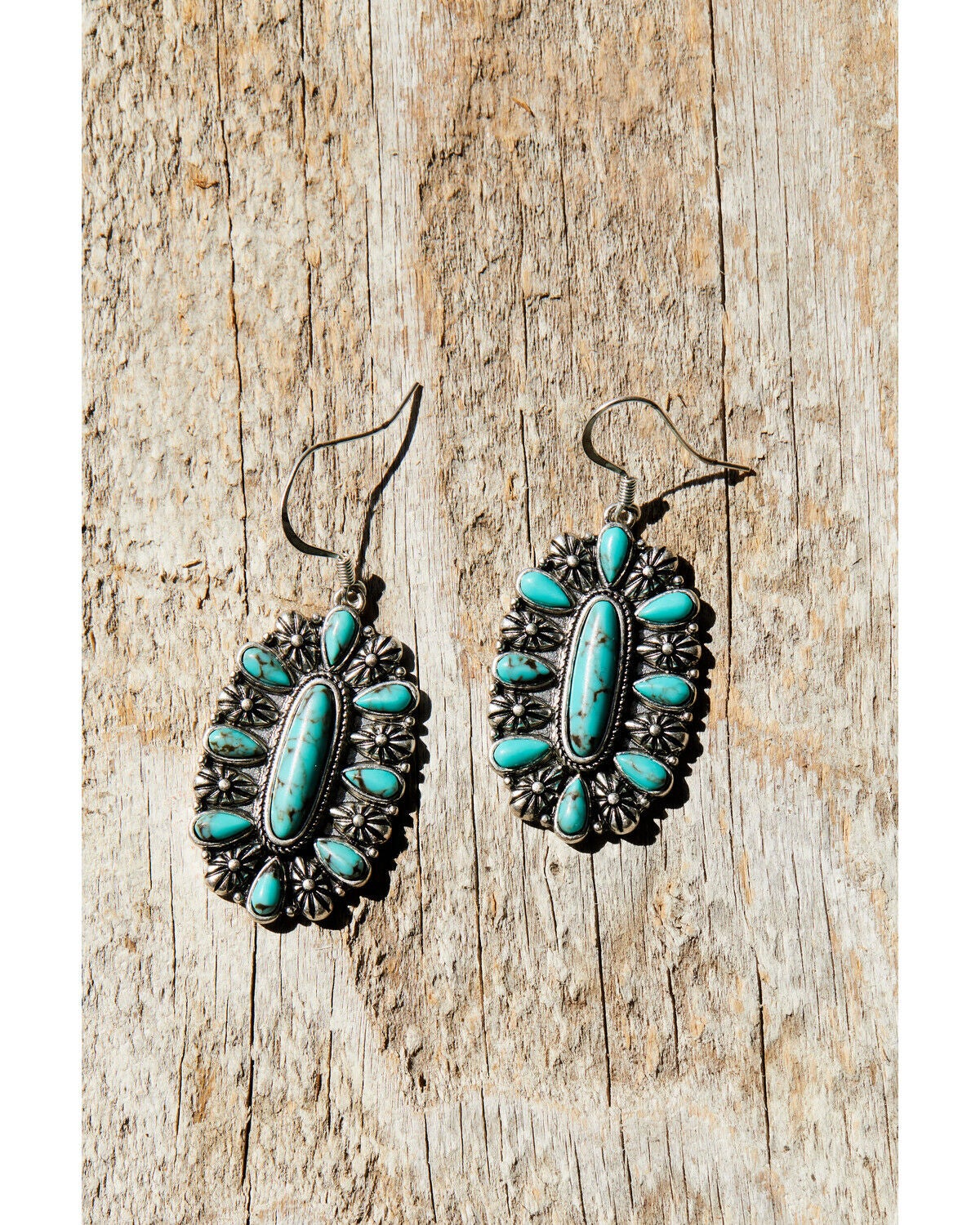 Idyllwind Women's Bryana Concho Earrings, Turquoise, hi-res