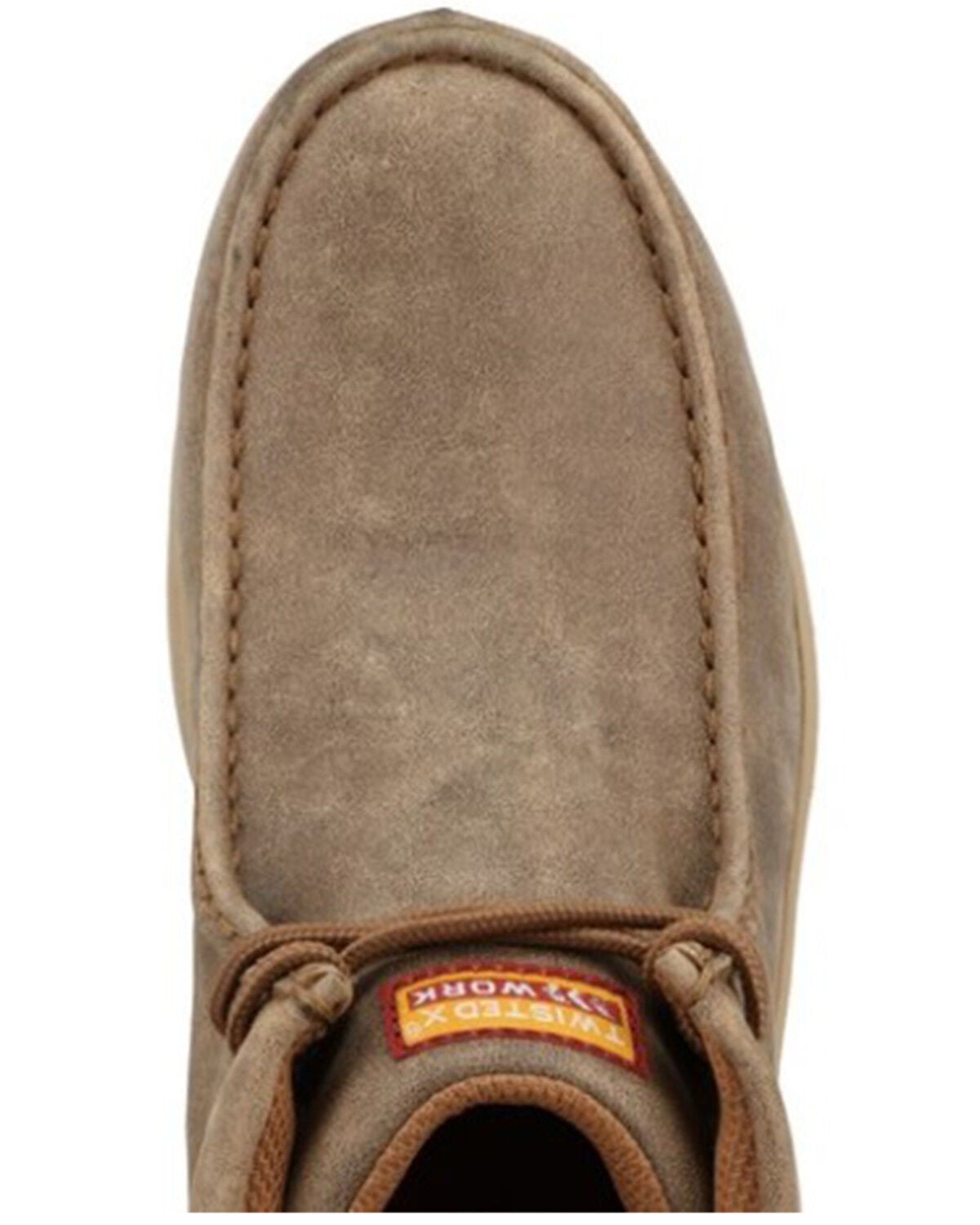 Image #6 - Twisted X Men's Feather X&trade; Moc Work Shoes - Nano Composite Toe, Brown, hi-res