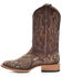 Image #3 - Corral Men's Exotic Python Western Boots - Broad Square Toe, Taupe, hi-res