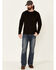Image #2 - North River Men's Brown Moleskin Crew Long Sleeve T-Shirt, Brown, hi-res