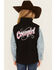 Image #4 - Cowgirl Hardware Girls' Sassy Cowgirls Vest, Black, hi-res