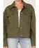 Image #3 - Unpublished Denim Women's Anita Oversized Jacket, Green, hi-res