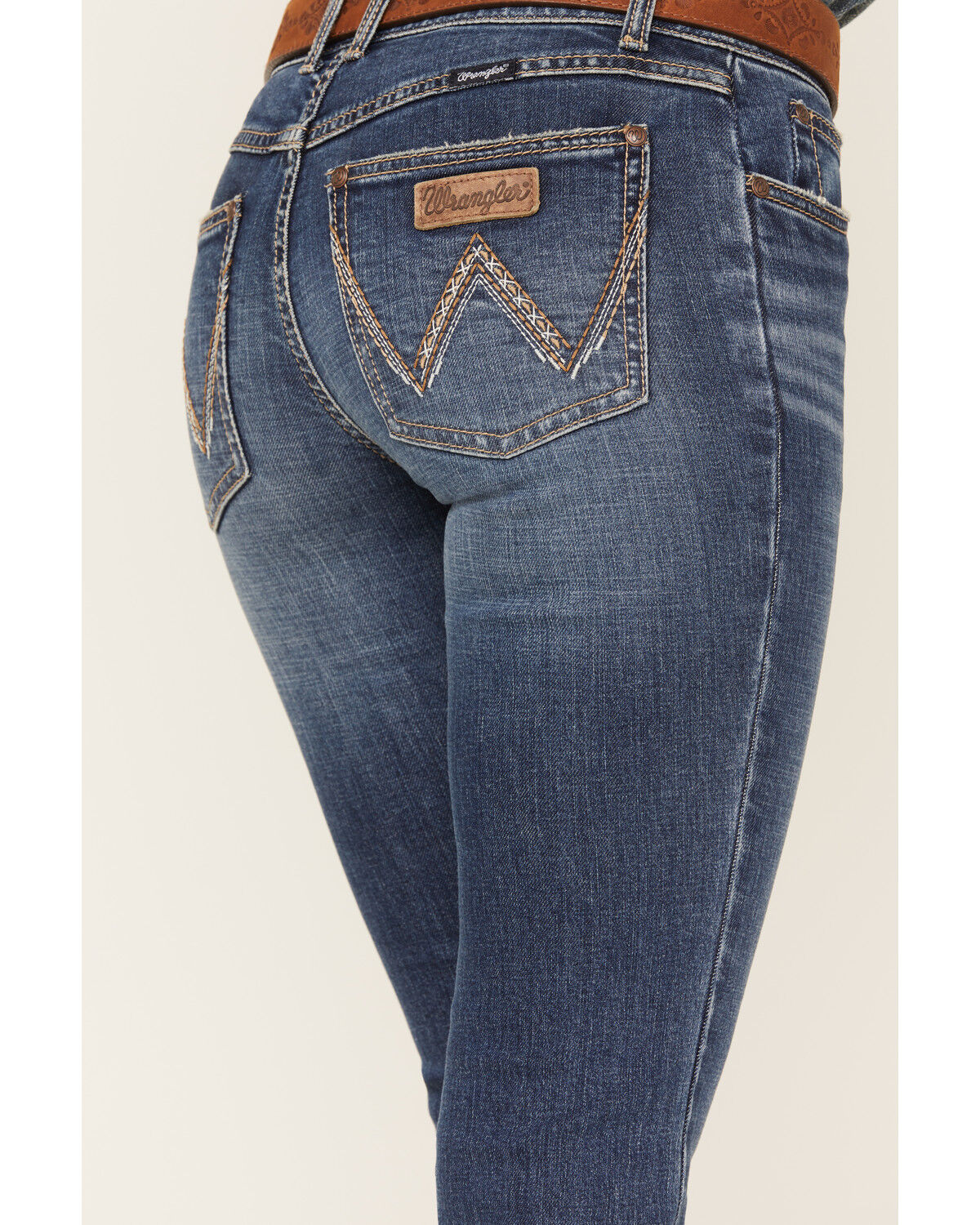 Image #2 - Wrangler Retro Women's Mae Flare Mid Rise Faith Denim Jeans, , hi-res