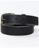Image #1 - Brothers and Sons Men's Embossed Logo Belt, Black, hi-res