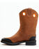 Image #3 - Cody James Boys' Skull Work Boots - Broad Square Toe, Multi, hi-res