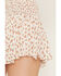 Image #7 - Cleo + Wolf Women's Floral Print Lace-Up Mini Skort, Ivory, hi-res