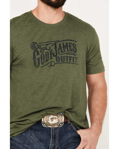 Image #3 - Cody James Men's Crackle Short Sleeve Graphic T-Shirt, Green, hi-res