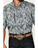 Image #3 - Ariat Men's VentTEK Classic Fit Palm Leaf Short Sleeve Performance Shirt, Mint, hi-res