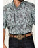 Image #3 - Ariat Men's VentTEK Classic Fit Palm Leaf Short Sleeve Performance Shirt , Mint, hi-res
