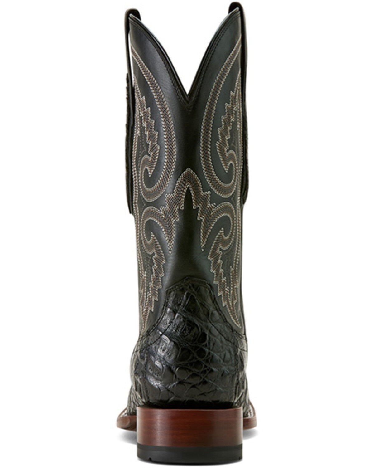 Image #3 - Ariat Men's Classic Callen Exotic Caiman Western Boots - Broad Square Toe, Black, hi-res