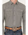 Image #3 - Blue Ranchwear Men's Dickens Plaid Print Long Sleeve Snap Shirt, Moss Green, hi-res