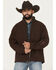 Image #1 - Ariat Men's Solid Concealed Carry Softshell Jacket - Tall, Chocolate, hi-res