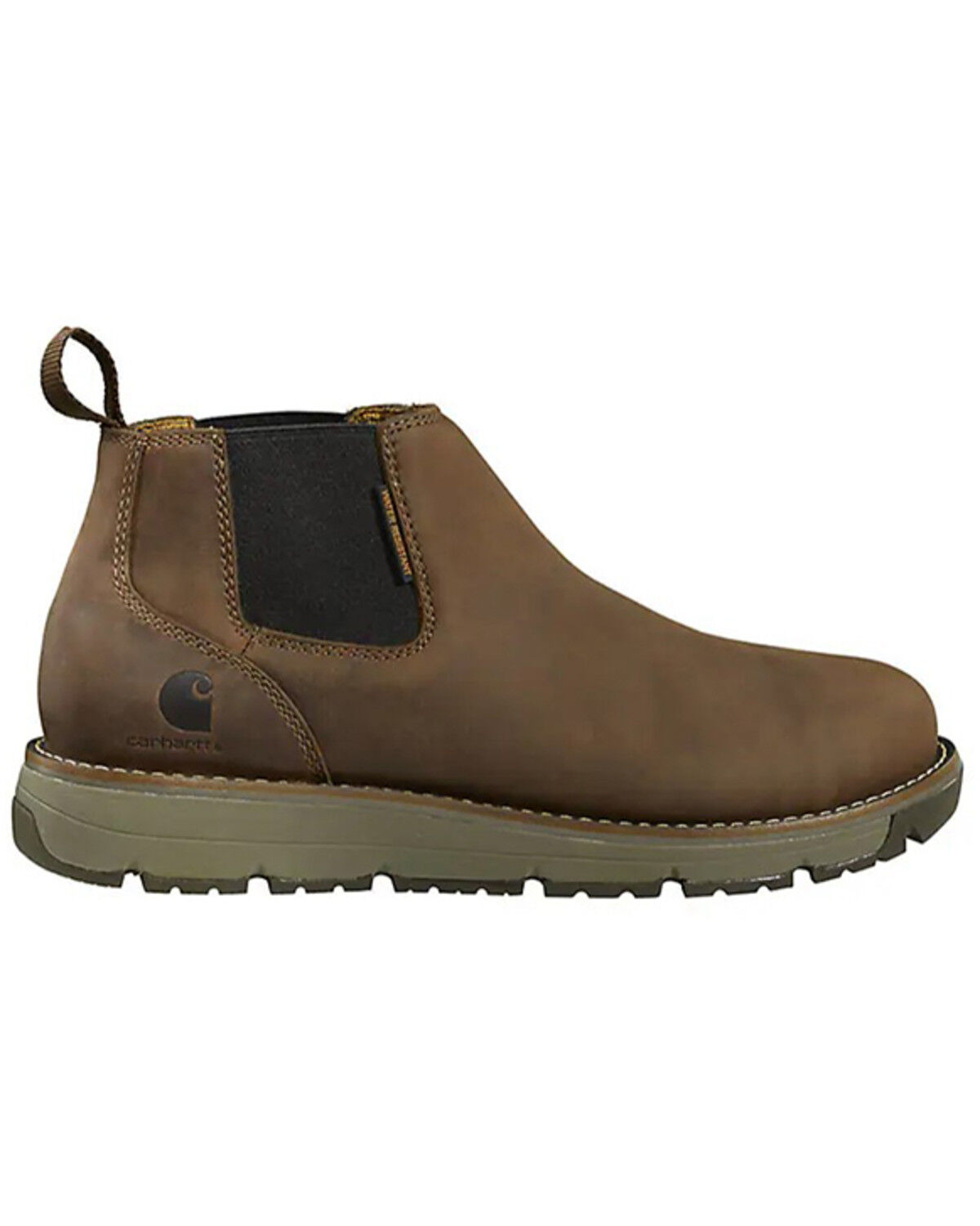 Image #2 - Carhartt Men's Millbrook 4" Romeo Water Resistant Work Boots - Soft Toe, Brown, hi-res