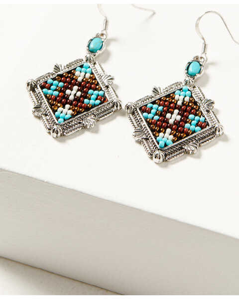 Idyllwind Women's Galena Seed Bead Earrings, Turquoise, hi-res