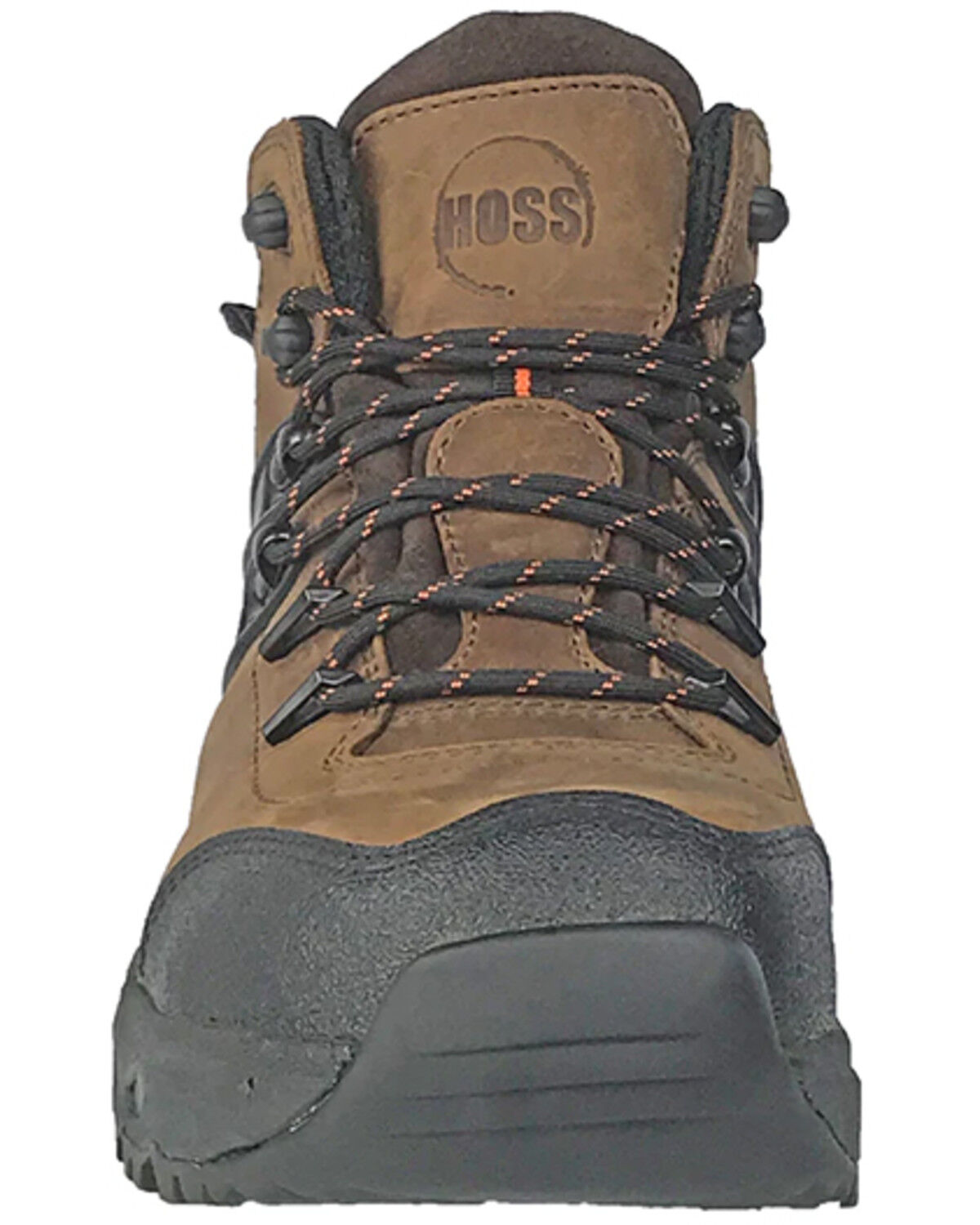 Image #4 - Hoss Men's Stomp 6" Lace-Up Work Boots - Aluminum Toe, Brown, hi-res