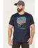 Image #1 - Brothers and Sons Men's Navy Ozark National Forest Graphic Short Sleeve T-Shirt, Navy, hi-res