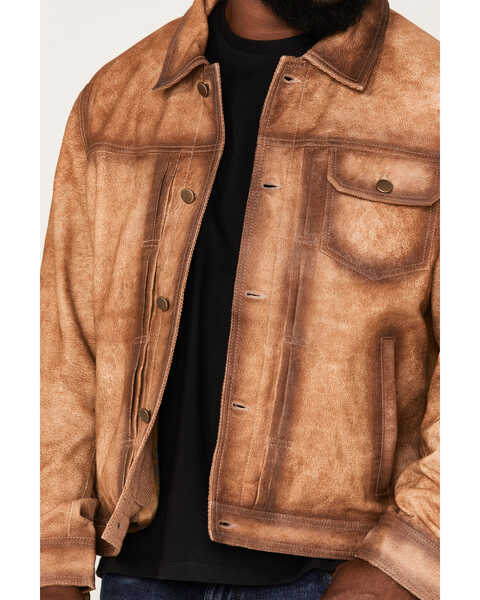 Image #4 - Scully Men's Solid Button Down Jacket, Tan, hi-res