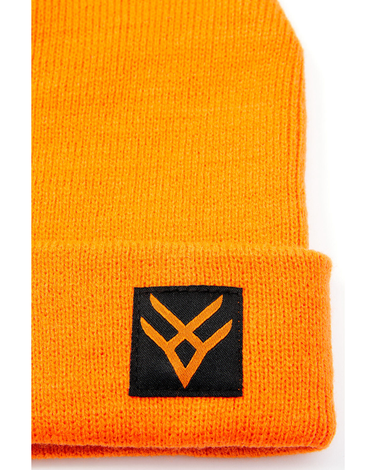 Image #2 - Hawx®  Orangeade Corner Logo Knit Beanie, Orange, hi-res