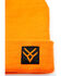 Image #2 - Hawx®  Orangeade Corner Logo Knit Beanie, Orange, hi-res