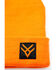 Image #2 - Hawx® Men's Orangeade Corner Logo Knit Beanie , Orange, hi-res