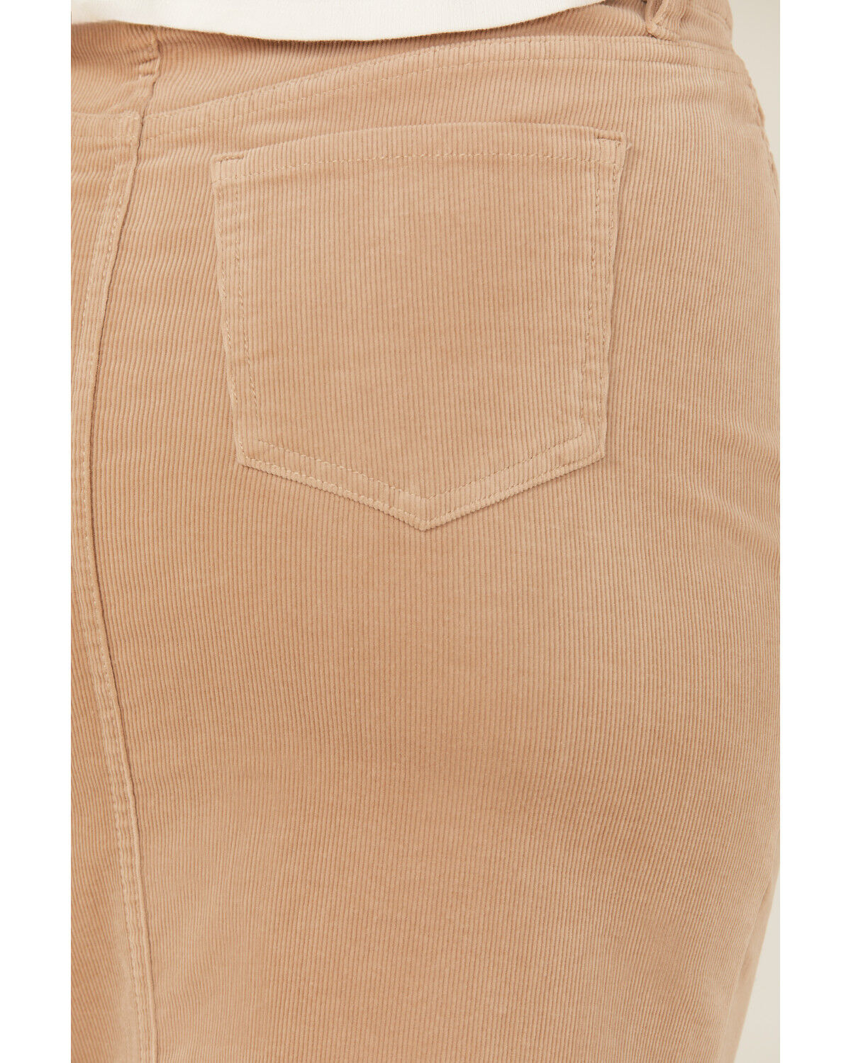Image #4 - Shyanne Women's Corduroy Midi Skirt, Beige, hi-res
