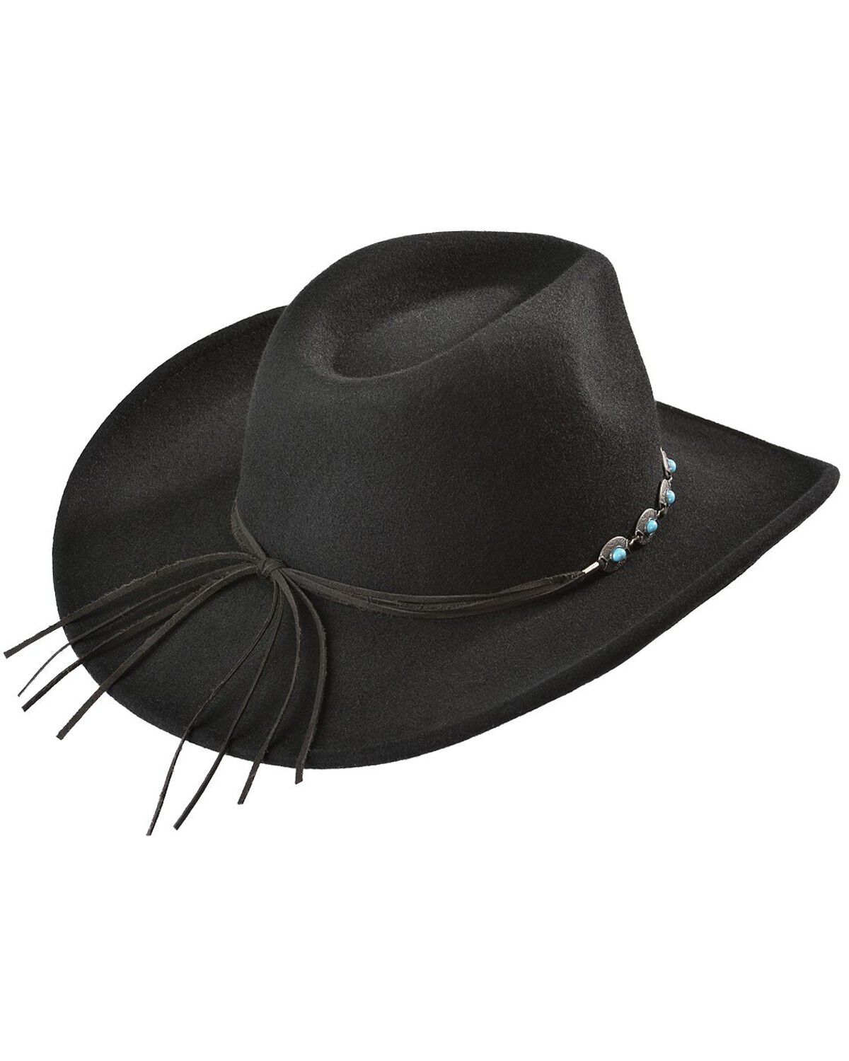 Image #3 - Outback Trading Co. Silverton UPF 50 Sun Protection Crushable Felt Hat, Black, hi-res