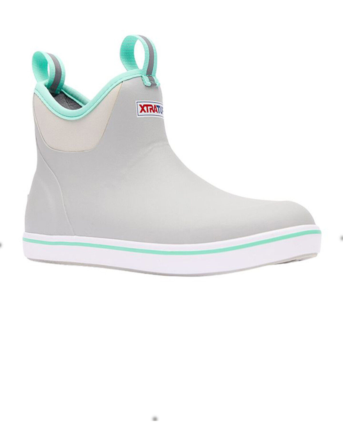 Image #1 - Xtratuf Women's 6" Ankle Deck Boots - Soft Toe, Grey, hi-res