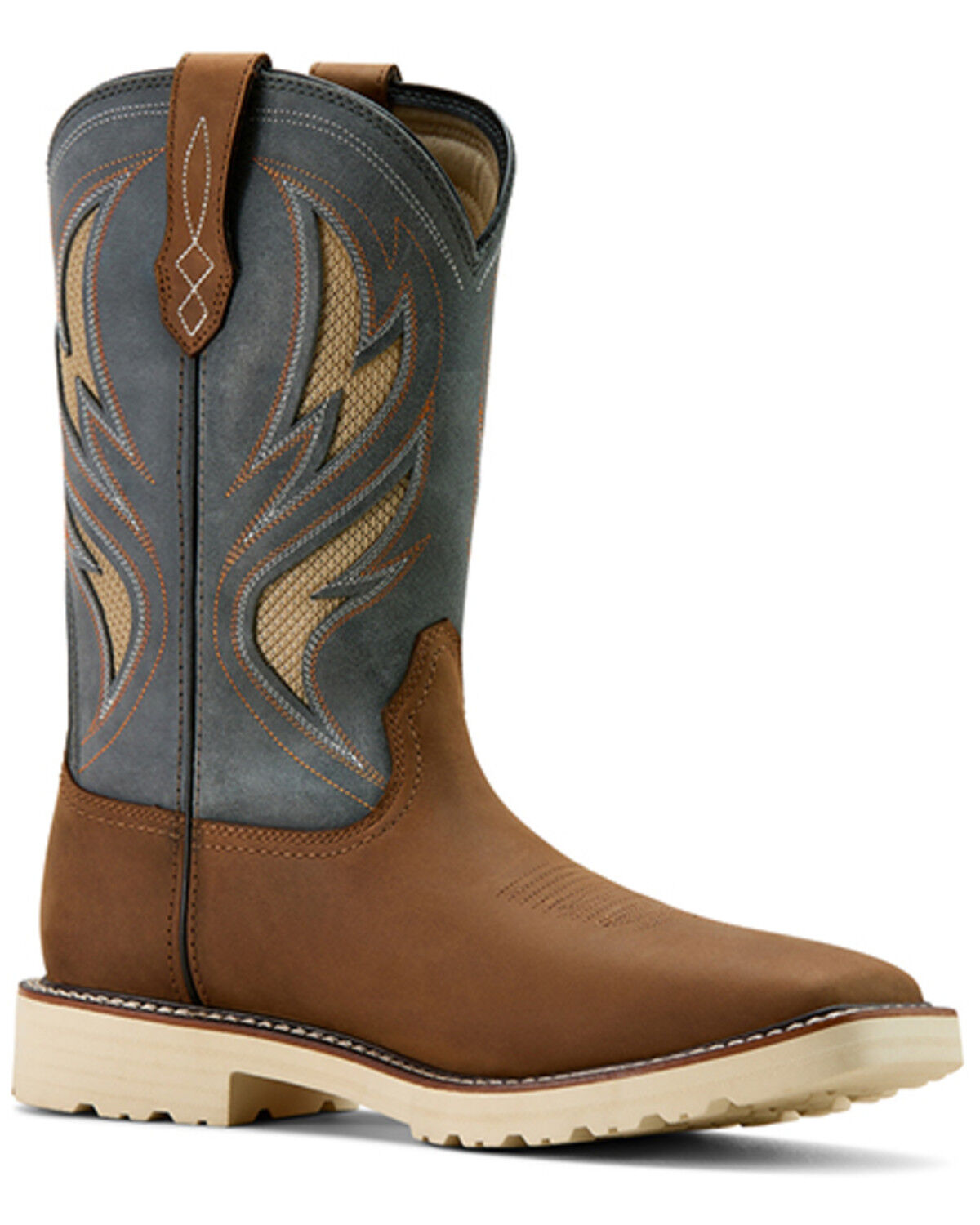 Image #1 - Ariat Men's Activator VentTEK Pull-On work Boots - Soft Toe, Brown, hi-res