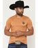Image #2 - Pendleton Men's Circle Rodeo Short Sleeve Graphic T-Shirt, Mustard, hi-res
