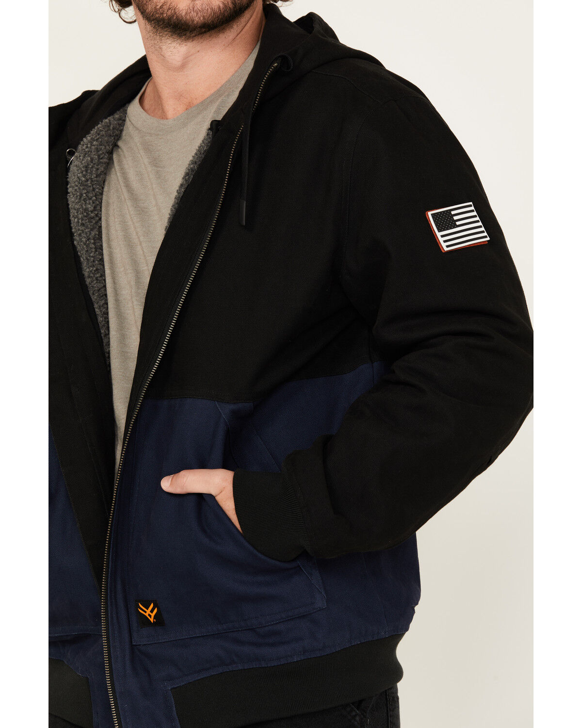 Image #3 - Hawx Men's Sheridan 2-in-1 Color Block Jacket, Black, hi-res