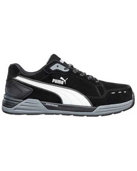 Puma Safety Men's Airtwist Work Shoes - Fiberglass Toe, Black, hi-res