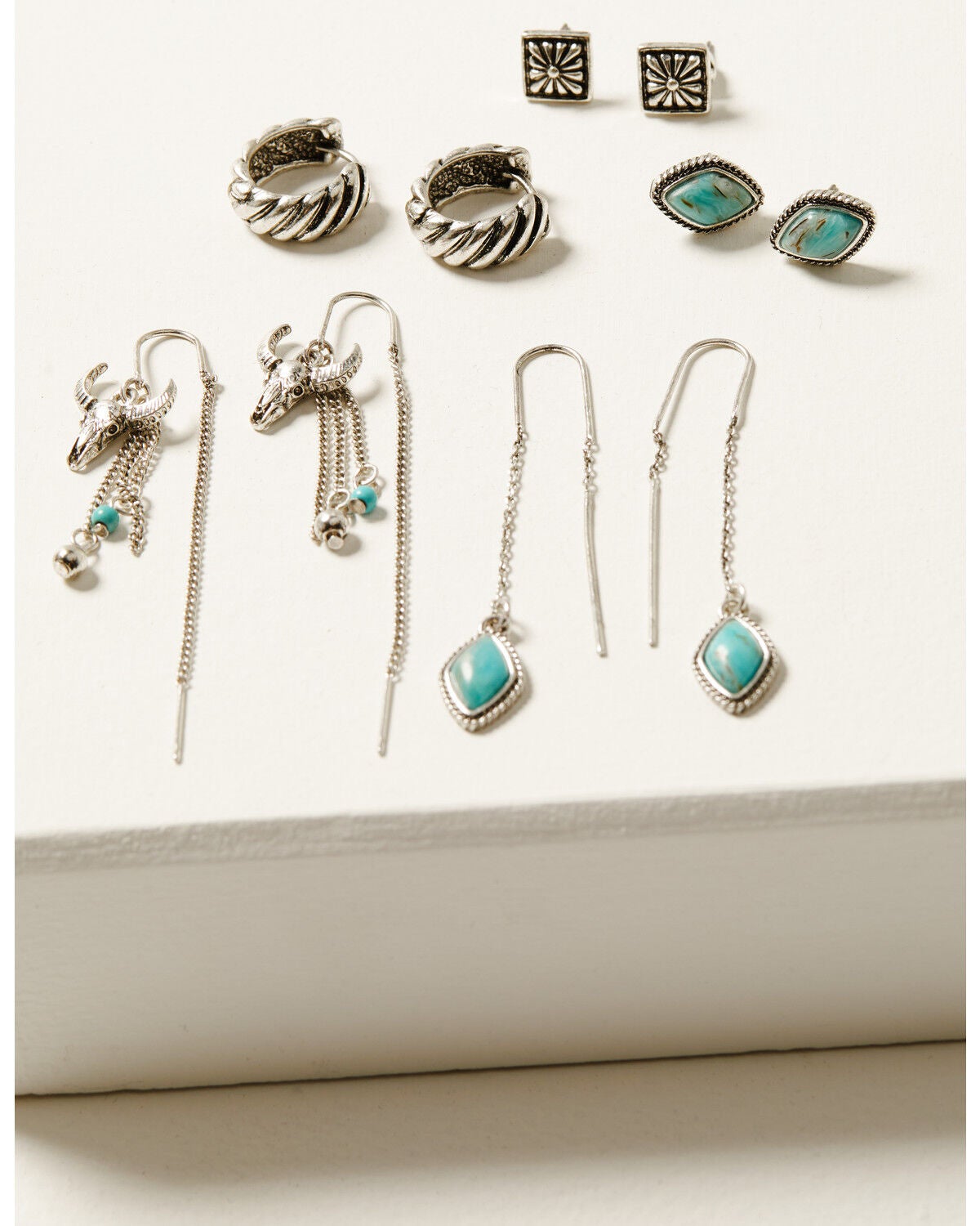 Idyllwind Women's Tularosa Earring Set - 5 Piece, Silver, hi-res