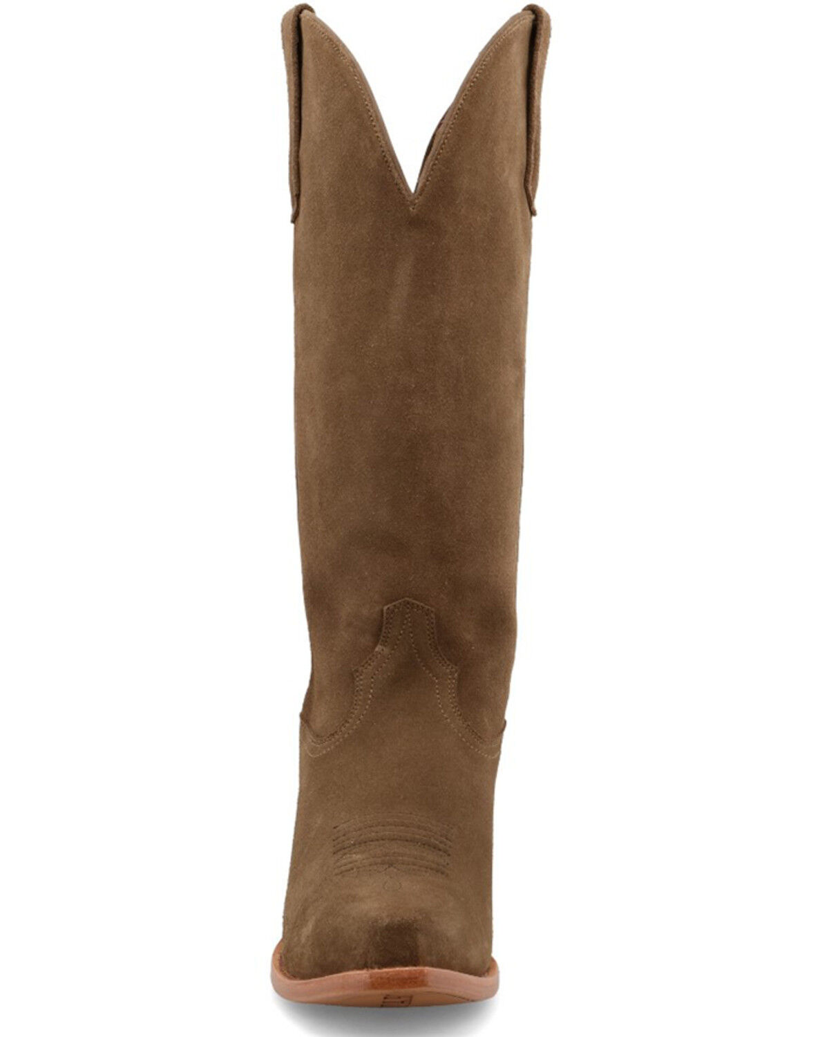 Image #4 - Black Star Women's Addison Suede Tall Western Boots - Snip Toe, Brown, hi-res