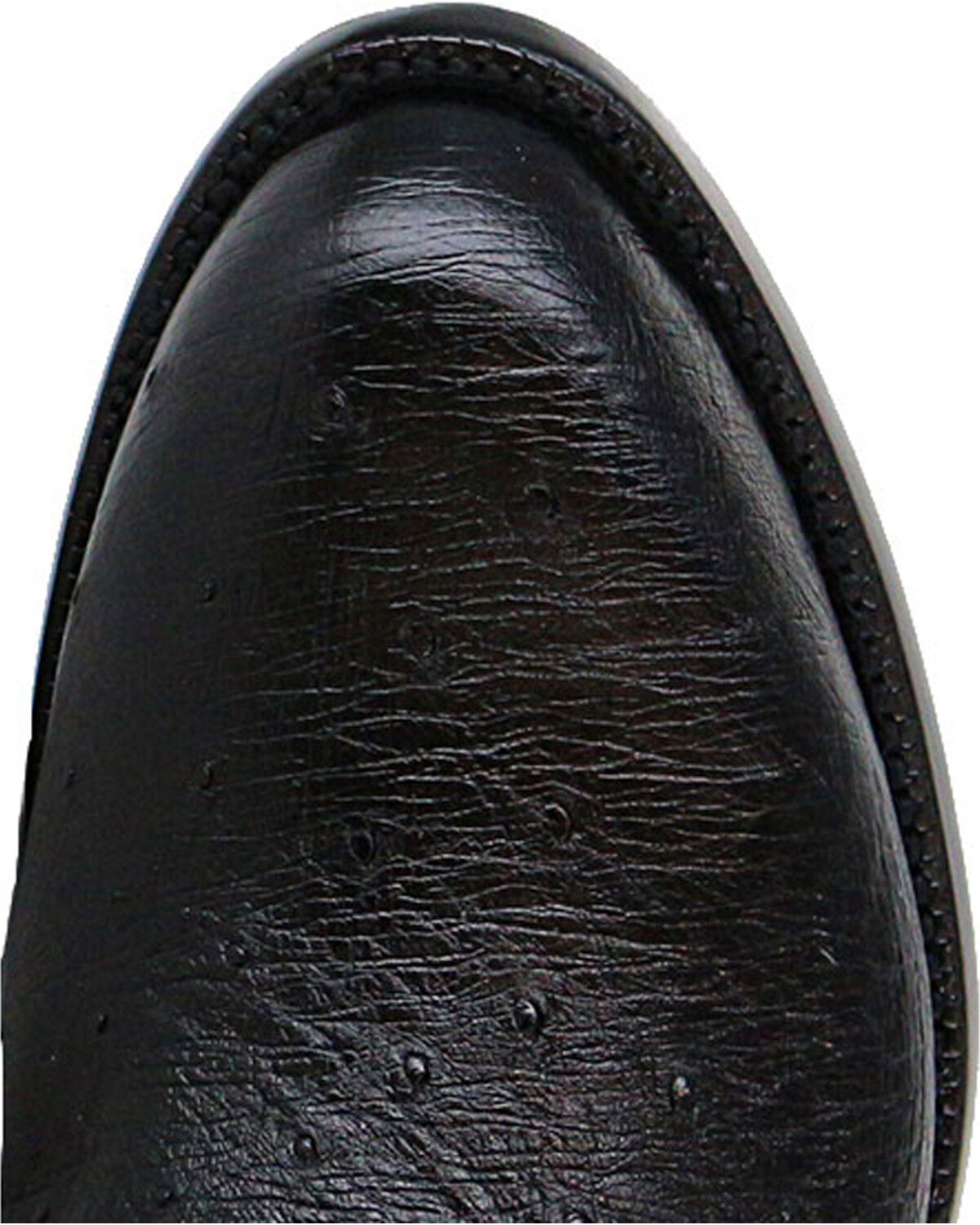 Image #6 - Lucchese Men's Handmade Ward Smooth Ostrich Roper Boots - Round Toe, , hi-res