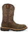 Image #2 - Twisted X Men's 11" UltraLite X&trade; Work Boots - Nano Composite Toe, Taupe, hi-res