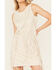 Image #3 - Rock & Roll Denim Women's Sleeveless Asymmetrical Fringe Dress, Natural, hi-res