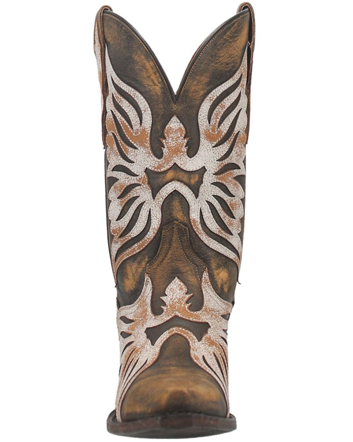 Image #4 - Dan Post Women's Ndulgence Leather Boot - Snip Toe, Brown, hi-res