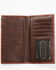 Image #2 - Cody James Men's Basketweave Concho Bi-Fold Rodeo Wallet, Brown, hi-res