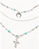 Image #1 - Shyanne Women's Layered Cross Necklace, Silver, hi-res