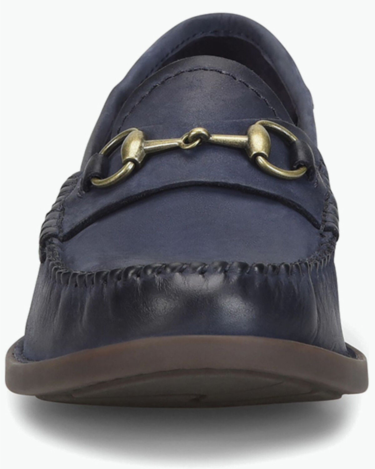 Image #4 - Born Women's Margo Loafers - Moc Toe, Navy, hi-res