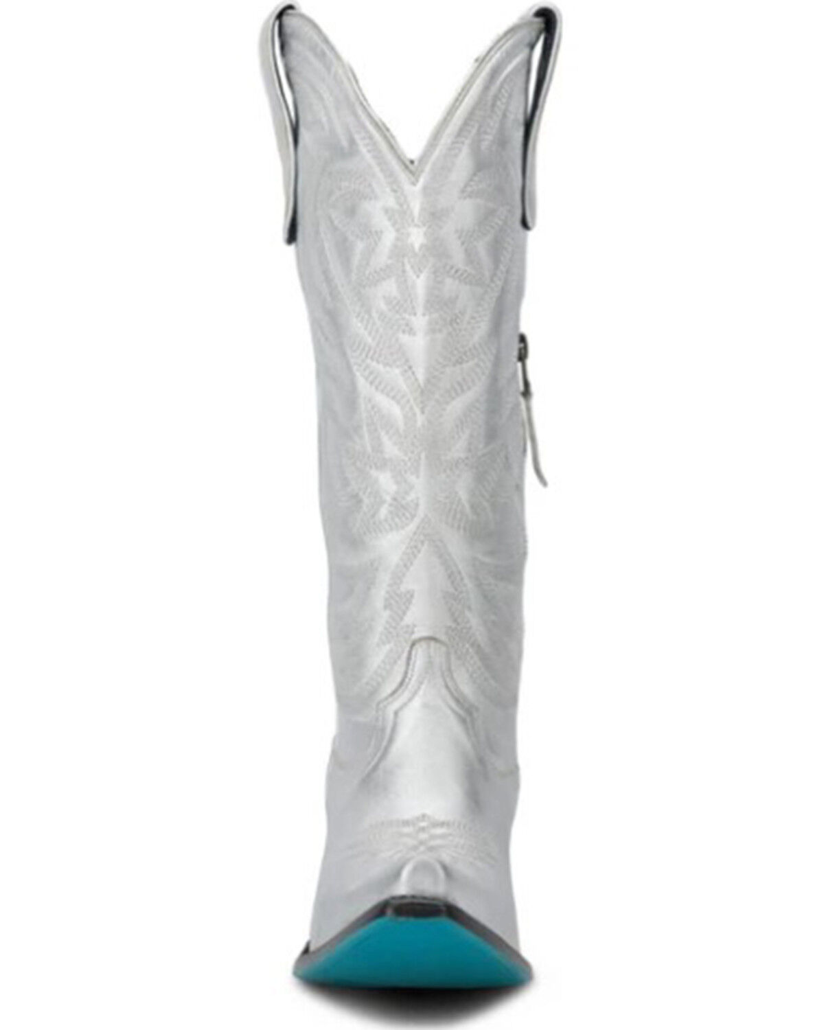 Image #4 - Lane Women's Smokeshow Tall Metallic Western Boots - Snip Toe, Silver, hi-res