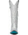 Image #4 - Lane Women's Smokeshow Tall Metallic Western Boots - Snip Toe, Silver, hi-res