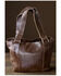 Image #5 - Ranch Junkie Women's Highlands Genuine Cowhide Tote Handbag, Chocolate, hi-res