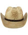 Image #2 - Shyanne Women's Floral Branded Straw Cowboy Hat, Tan, hi-res