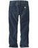 Image #2 - Carhartt Men's Holter Relaxed Fit Straight Leg Jeans, Dark Stone, hi-res