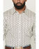 Image #3 - Gibson Trading Co Men's Pool Hall Stripe Print Long Sleeve Button-Down Western Shirt, Ivory, hi-res